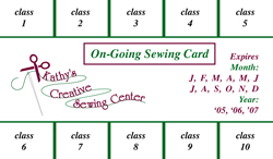  
full color business cards creative sewing loyalty
