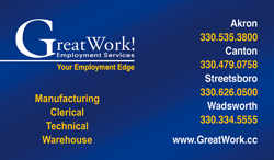  
full color business cards employment services
